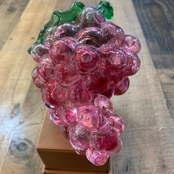 Murano Art Glass Purple Cased Grape - Picture 5 of 12